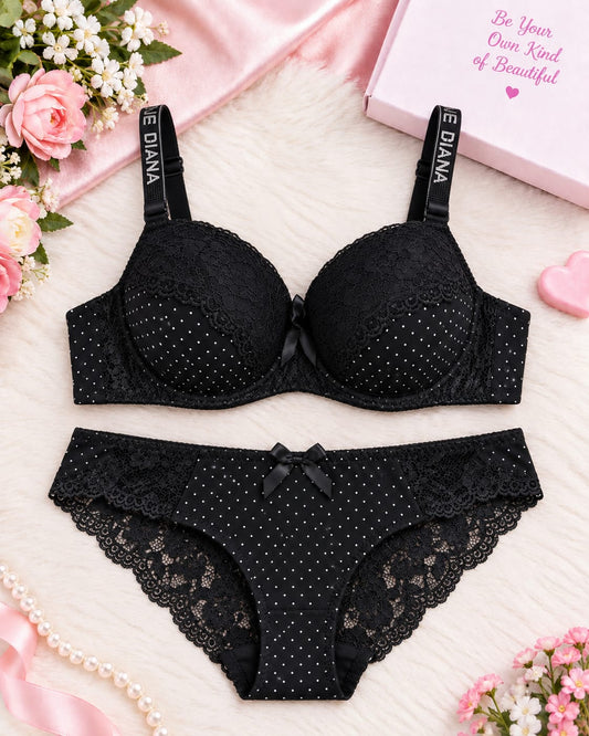 Annie Diana Push-Up Bra Underwear Set Secretinner
