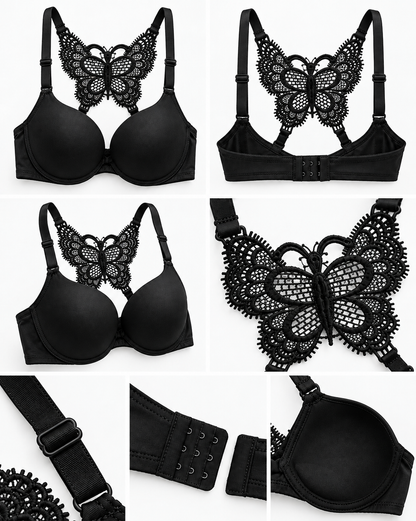 China Imported Front Open, Back Butterfly Set Secretinner