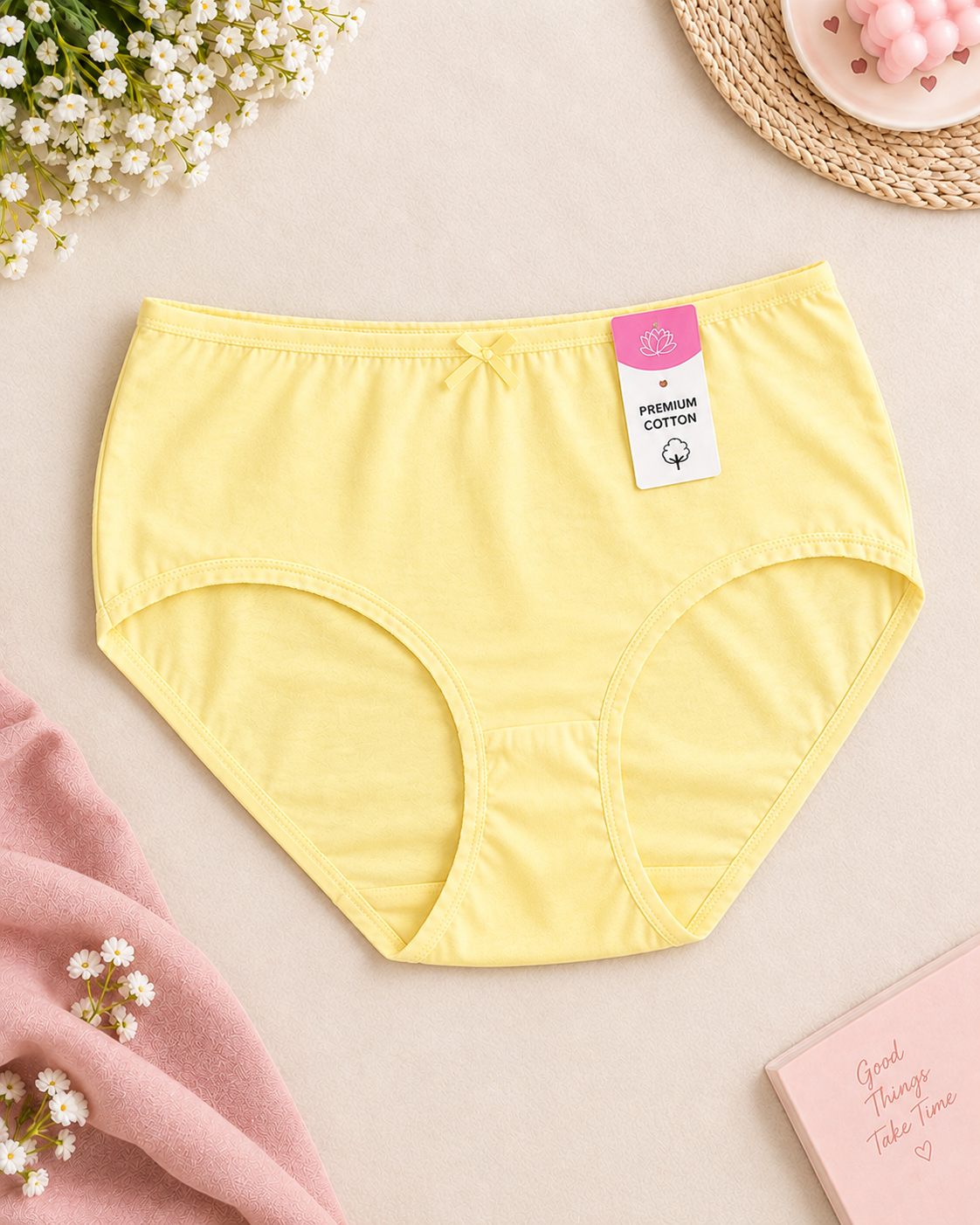 Breathable Cotton for Young Girls Secretinner