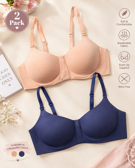 Soft Padded Half Cup Underwired Push-Up Bra Secretinner