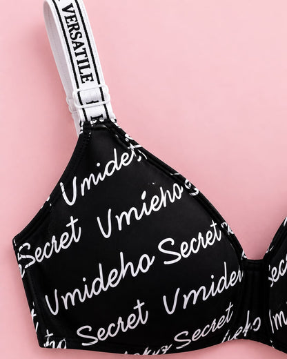 Trendy Alphabet Bra & pant Secretinner