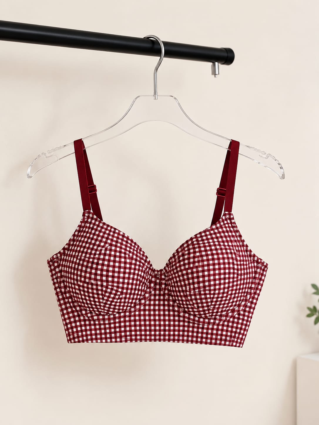 Lightly Padded Soft Fabric Bra Secretinner