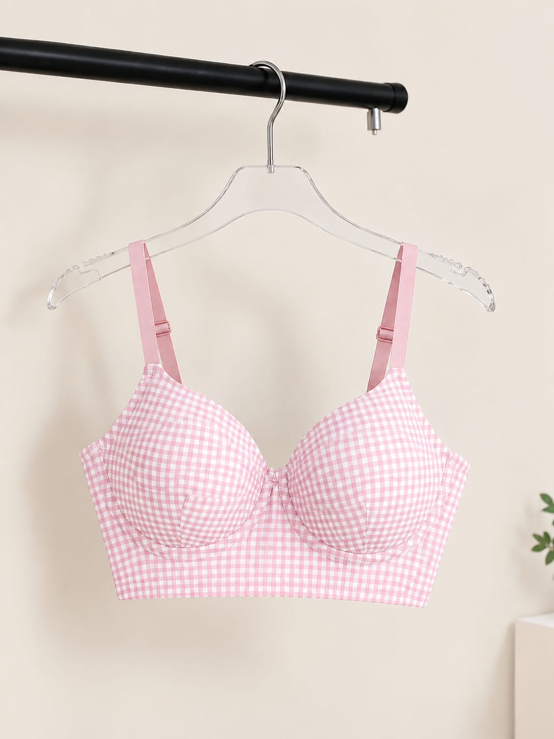 Lightly Padded Soft Fabric Bra Secretinner