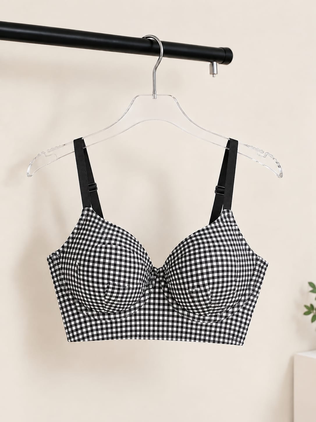 Lightly Padded Soft Fabric Bra Secretinner