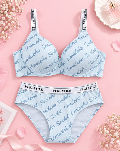 Trendy Alphabet Bra & pant Secretinner