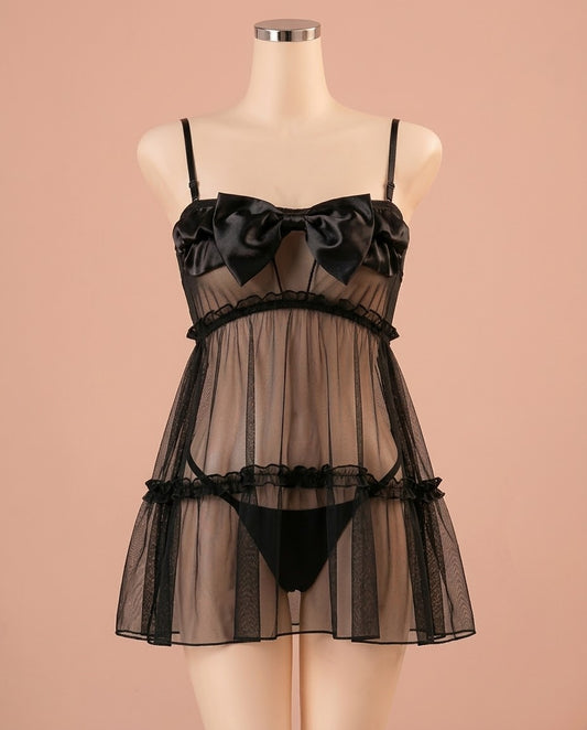 Solid Color Polyester Women’s Sexy Dress Lingerie Secretinner