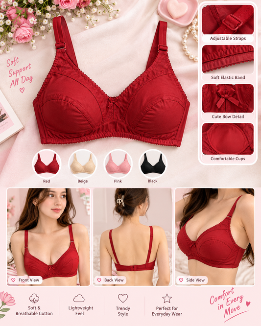 Women's Lyon Cotton Bra Secretinner