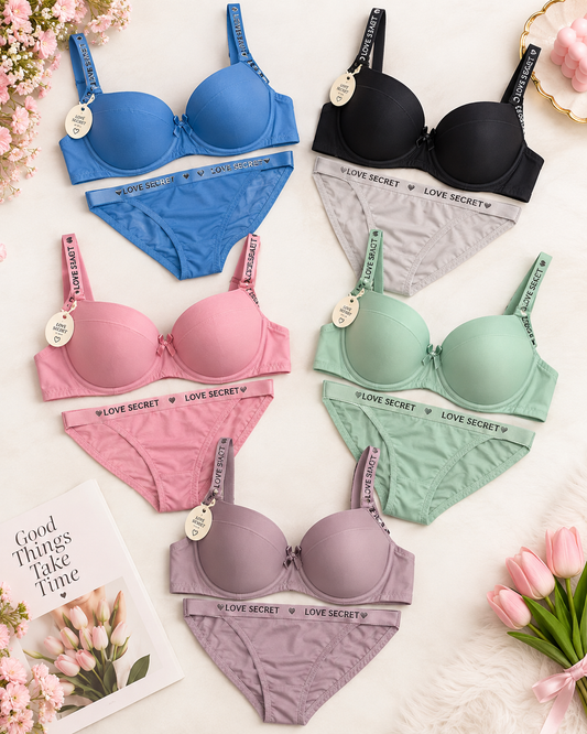 Bra Underwear Set Push-Up Lingerie Secretinner
