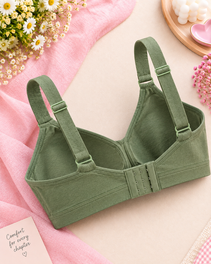 Comfortable Seamless Front Button Nursing Bra Secretinner