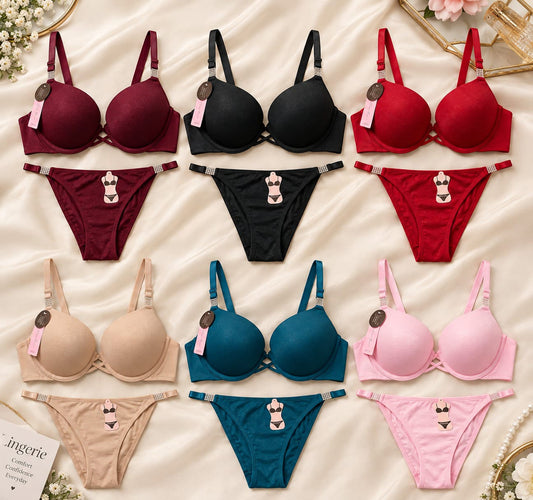 Premium Belle & Breeze luxe bra & panty Chain Set Secretinner