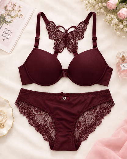 China Imported Front Open, Back Butterfly Set Secretinner