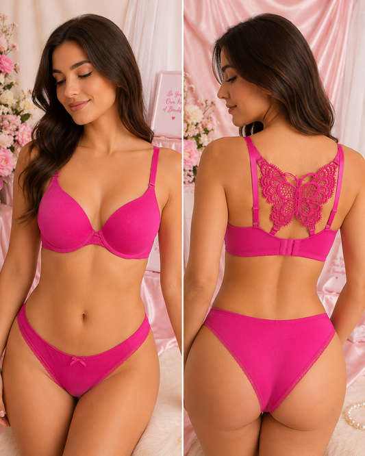China Imported Front Open, Back Butterfly Set Secretinner